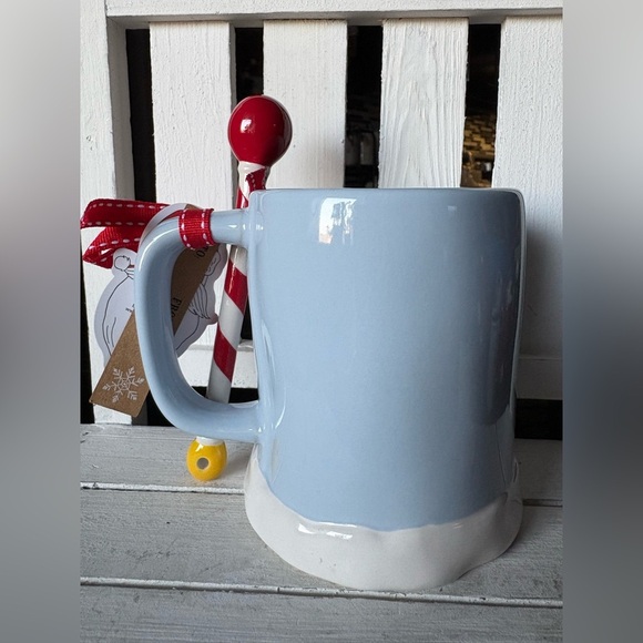Rae Dunn North Pole Mug with Red and White Spoon - Picture 3 of 3